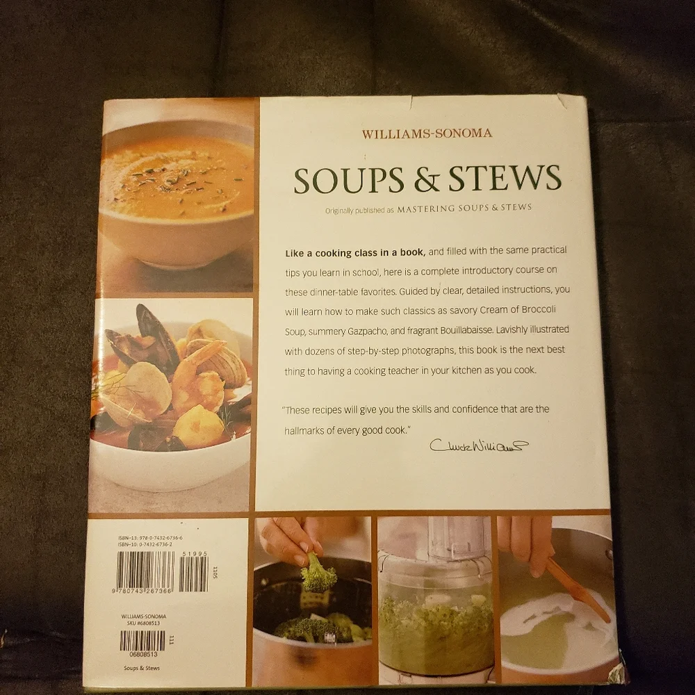 Soups & Stews made‎ easy w/step-by-step photographs Williams-Sonoma Hardback